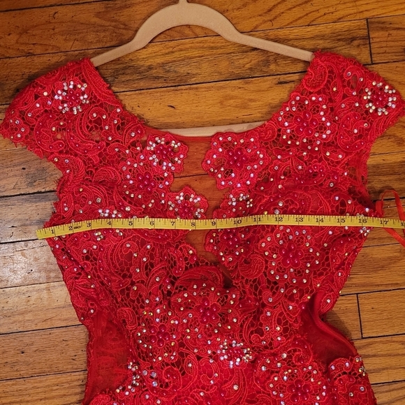 Regina Paris Coquette Lace Dress NWT. Wedding Guest Girly - Picture 8 of 12